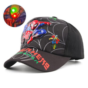 Spiderman Led Light Cap (Black)