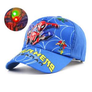 Spiderman Led Light Cap (Blue)